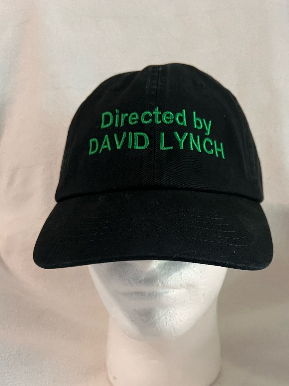 Directed by DAVID LYNCH Embroidered Black Cap